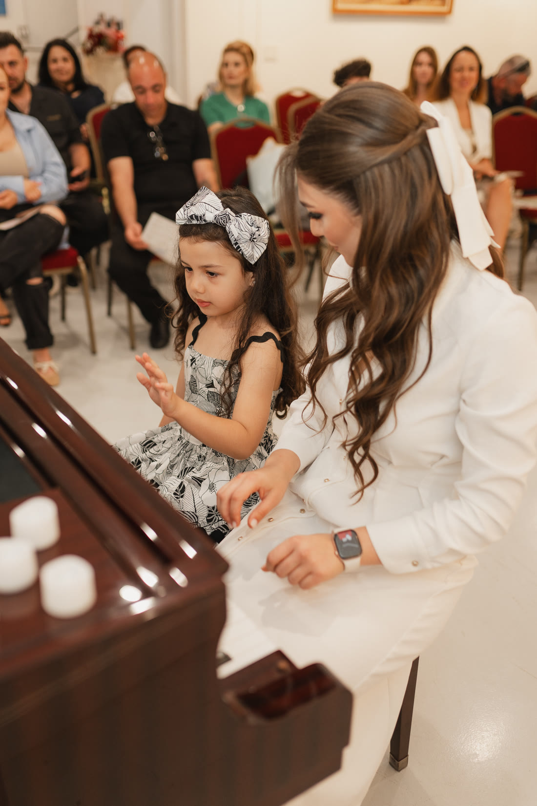 Young student's concert moment